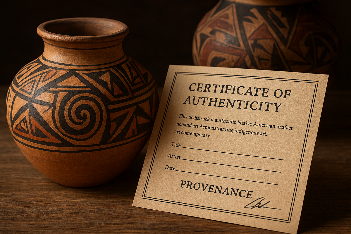How to Verify Authentic Native American Art: Understanding Certificates & Provenance
